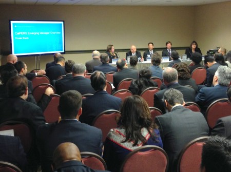 Private equity panel at CalPERS emerging manager forum